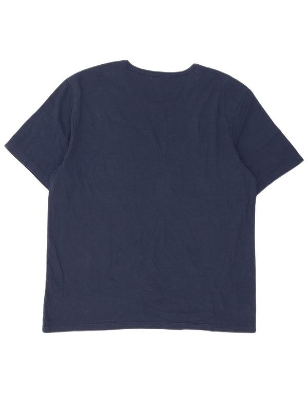 Hugo Boss Homme T-Shirt Top XL Bleu Marine Coton