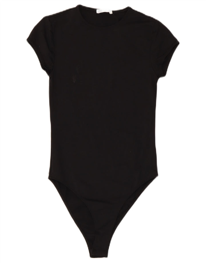 Body Zara pentru femei UK 8 Small Poliamidă neagră