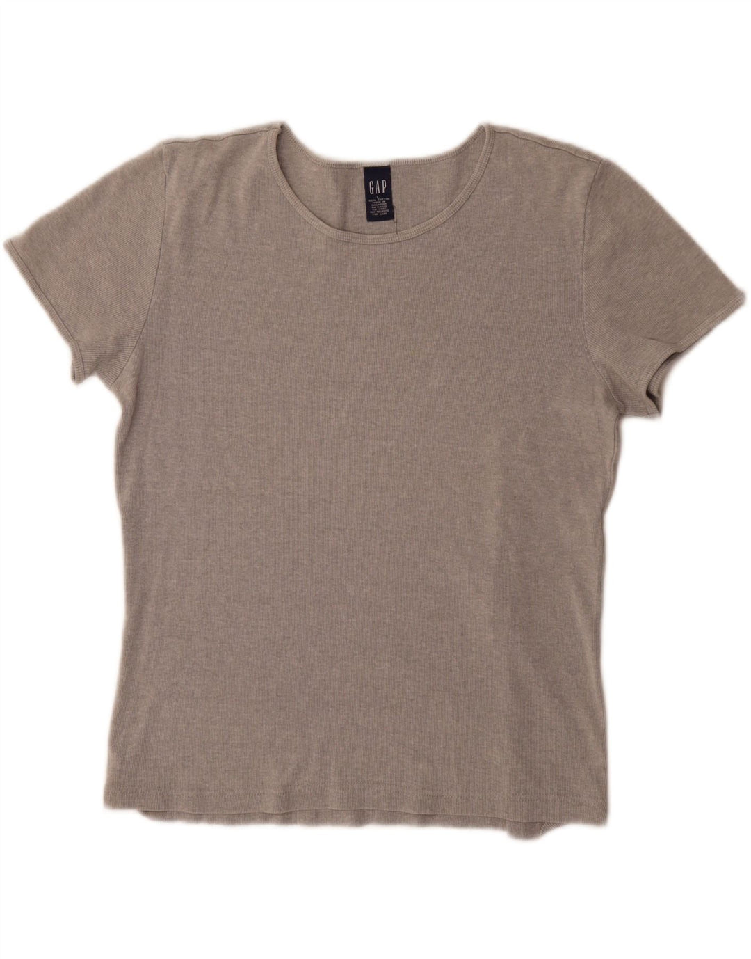 Gap Womens T-Shirt Top UK 16 Large Grey Cotton