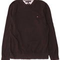 Tommy Hilfiger Herre Crew Neck Jumper Sweater Medium Sort