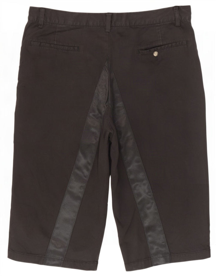 Pantaloncini chino da uomo Rifle W36 grandi in cotone nero