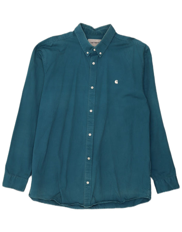 Carhartt herreskjorte 2XL blå bomuld