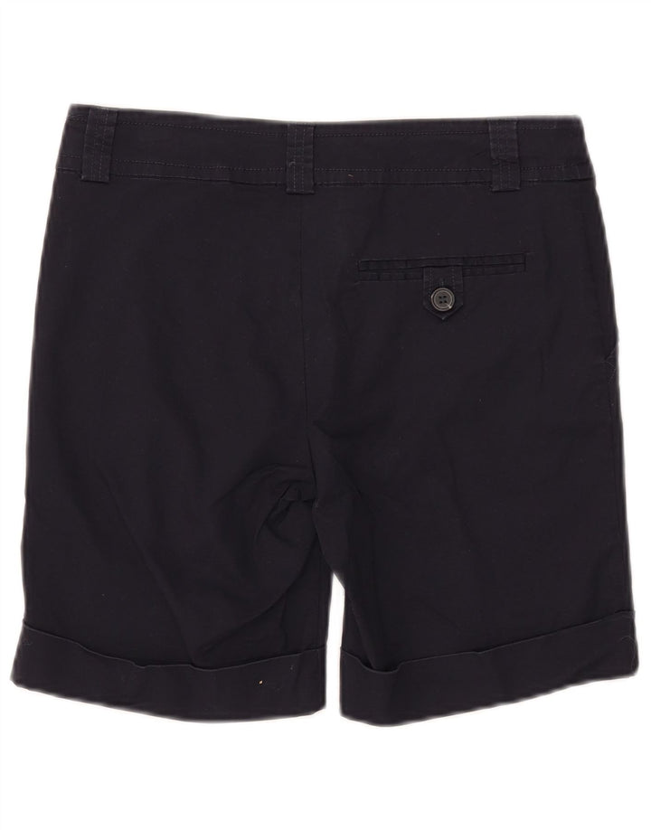 VINTAGE Womens Chino Shorts W30 Medium Navy Blue