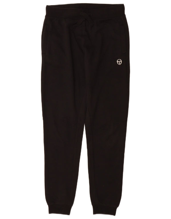 Sergio Tacchini Mens Tracksuit Trousers Joggers Medium  Black Cotton