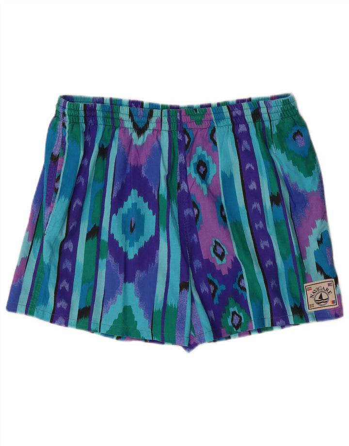 Navigare Badeshorts til mænd Medium Flerfarvet Ikat Bomuld