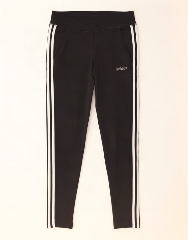 Adidas Damen Trainingshose UK 4/6 XS Schwarz Polyester
