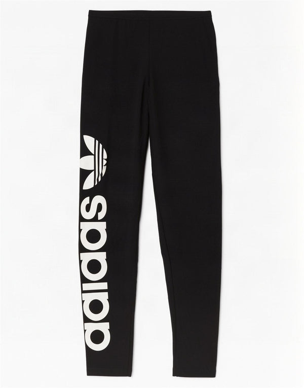 Adidas Leggings graphiques pour femmes UK 10 petit coton noir