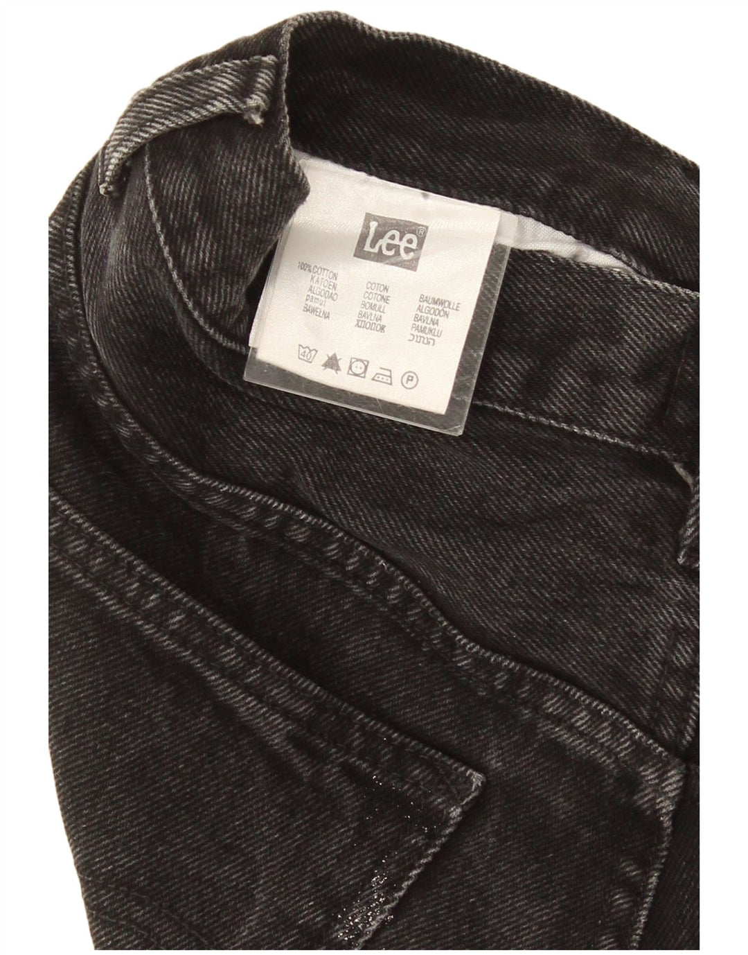Lee Mens Brooklyn Capri Jeans W34 L23 Grey Cotton
