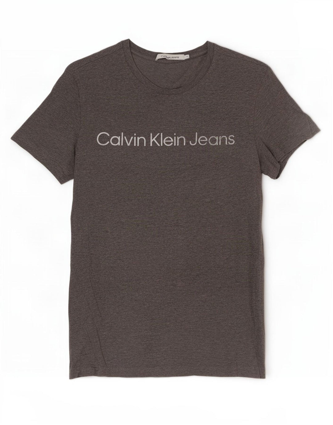 Ανδρικό γραφικό μπλουζάκι Calvin Klein Jeans Top Medium Grey