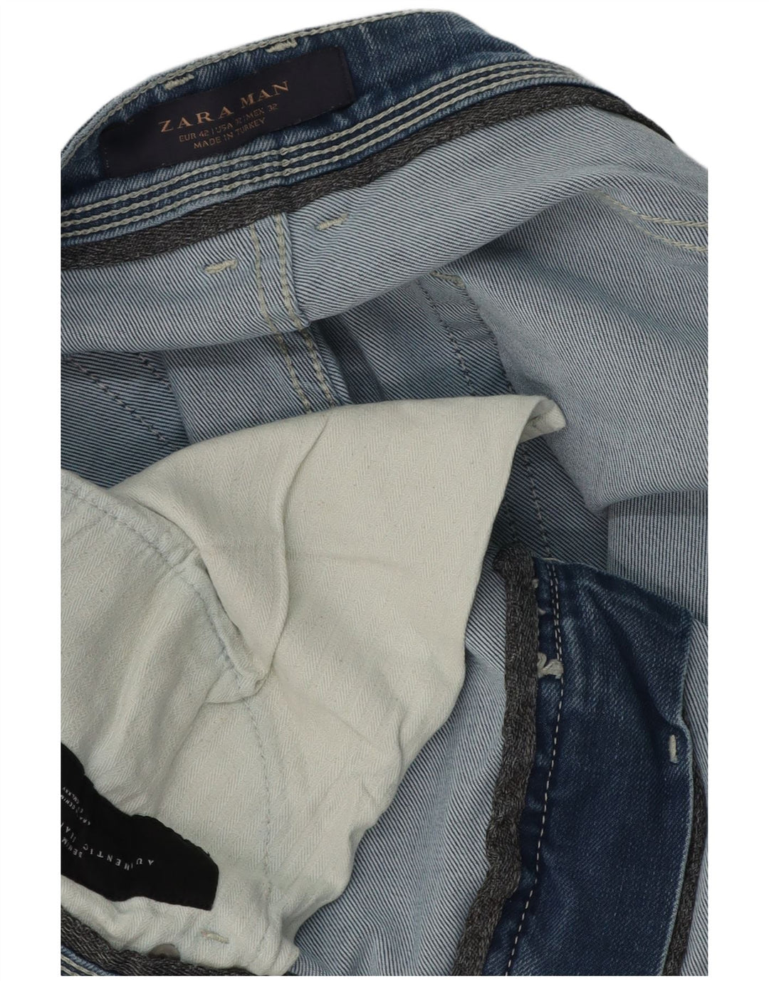 Zara Mens Slim Jeans EU 42 Large W32 L26 Blue
