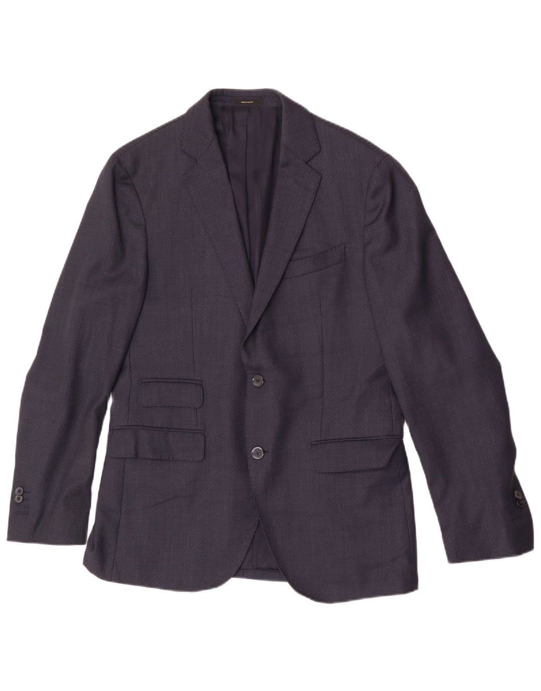 Massimo Dutti Chaqueta Blazer de 2 Botones para Hombre EU 50 Medium Azul Marino
