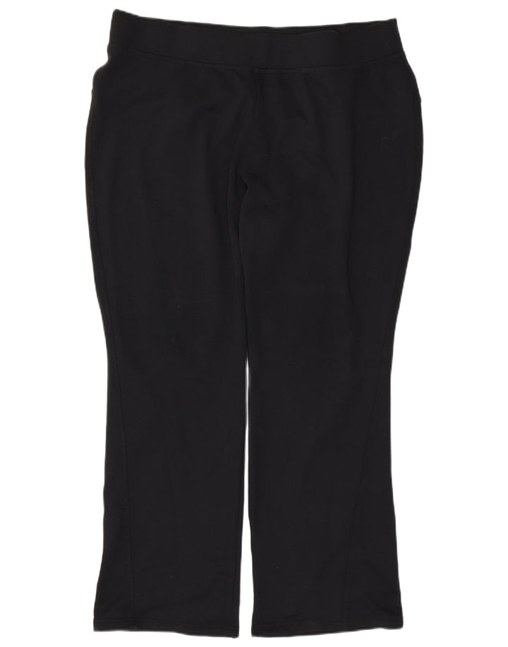 COLUMBIA Womens Tracksuit Trousers UK 20 2XL  Black Polyester