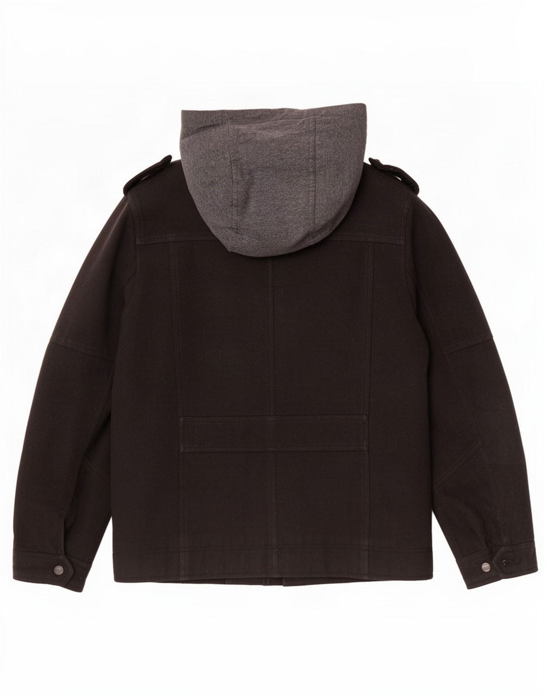 Levi's Mens Hooded Military Jacket UK 36 Small Black Colourblock Polyester