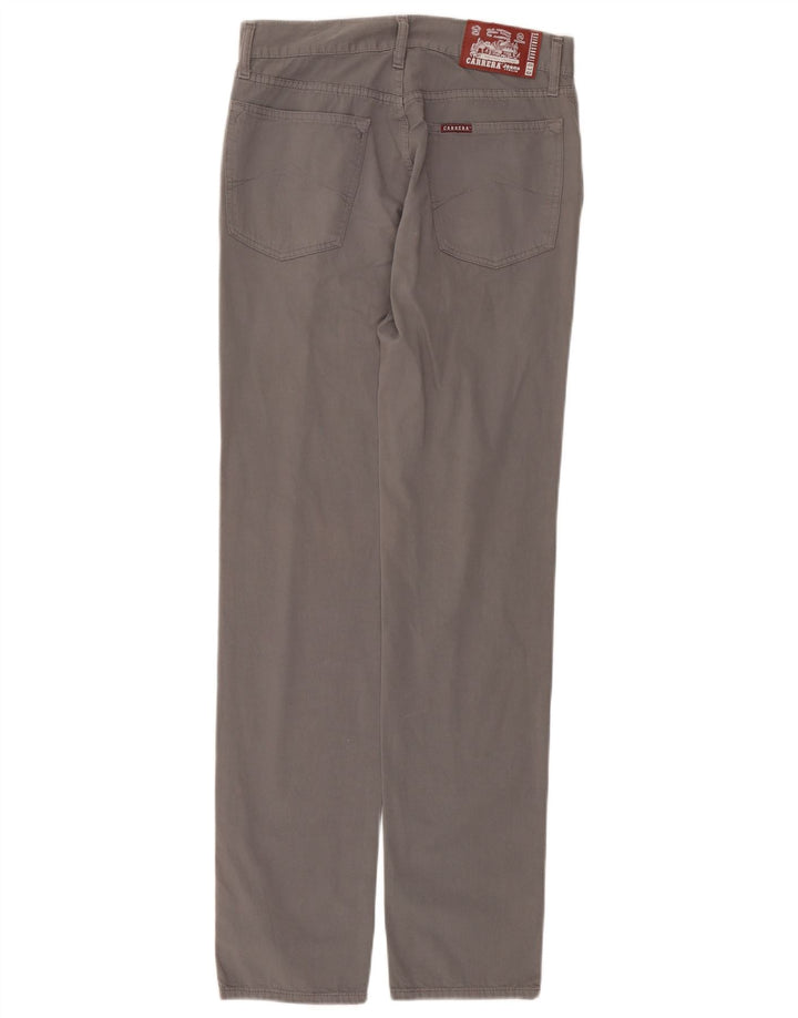 CARRERA Mens Straight Casual Trousers W30 L34 Grey