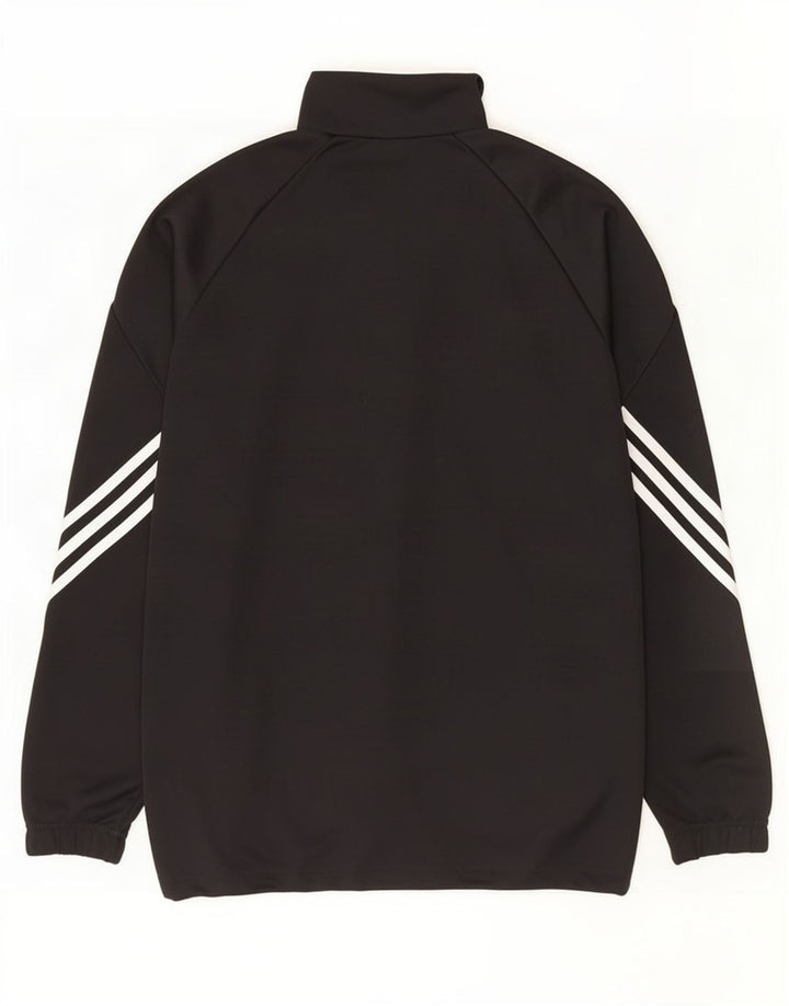Adidas Mens Climalite tréningruha felső kabát nagy fekete poliészter