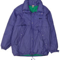 Jaqueta acolchoada masculina Ellesse UK 44 2XL roxo nylon