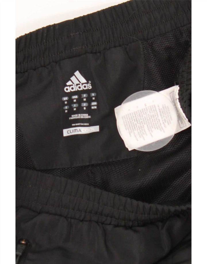 Adidas Mens Climacool Tracksuit Trousers Medium Black Colourblock Polyester