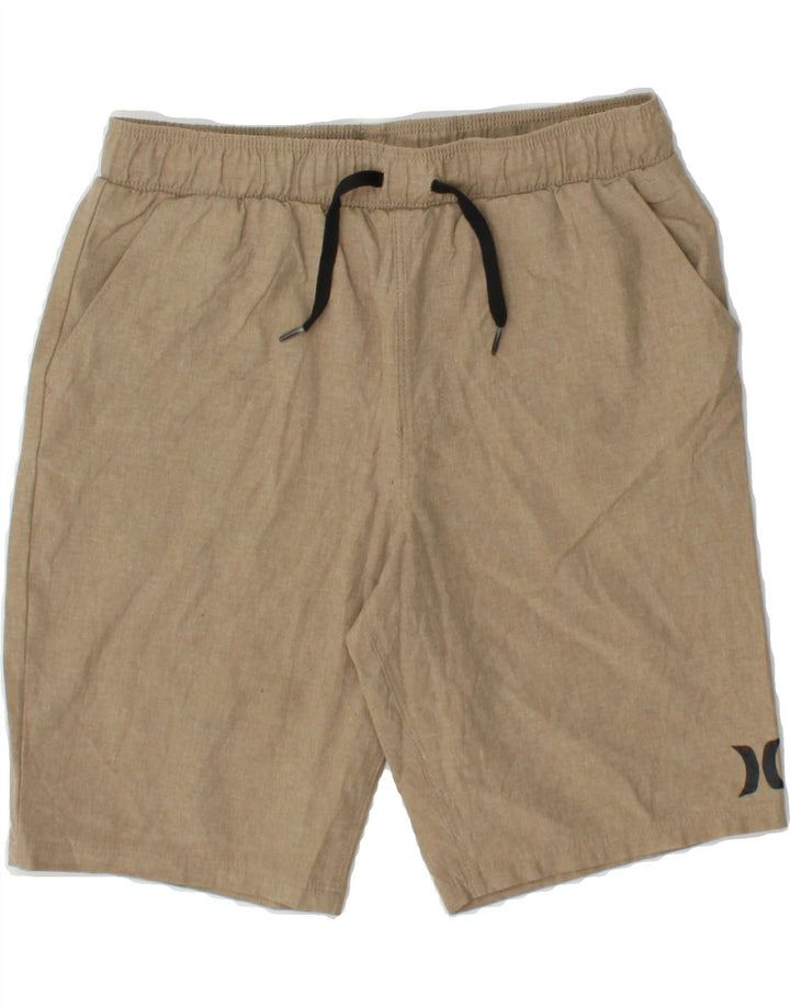 HURLEY Boys Sport Shorts 10-11 Years Medium  Beige Polyester Vintage Hurley and Second-Hand Hurley from Messina Hembry 