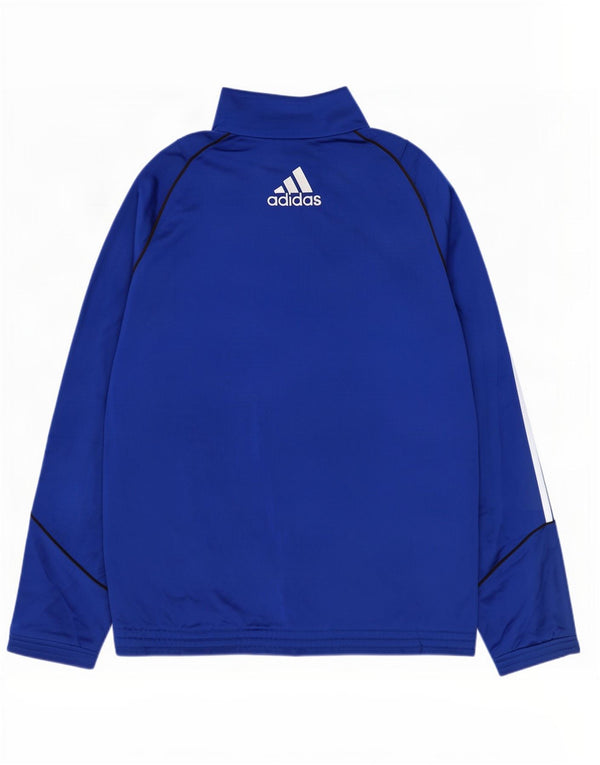 Adidas Mens Tracksuit Top Jacket Medium Blue Polyester