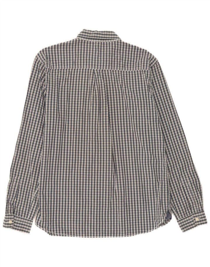 White Stuff Cămașă Classic Fit pentru bărbați XL, bumbac cu carouri bleumarin