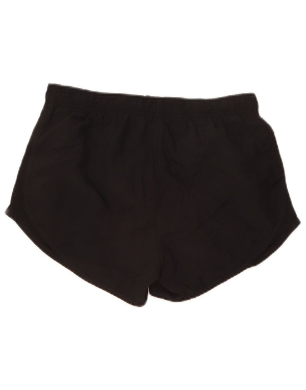 Nike Damen Dri Fit Sport Shorts UK 10 Small Schwarz Polyester