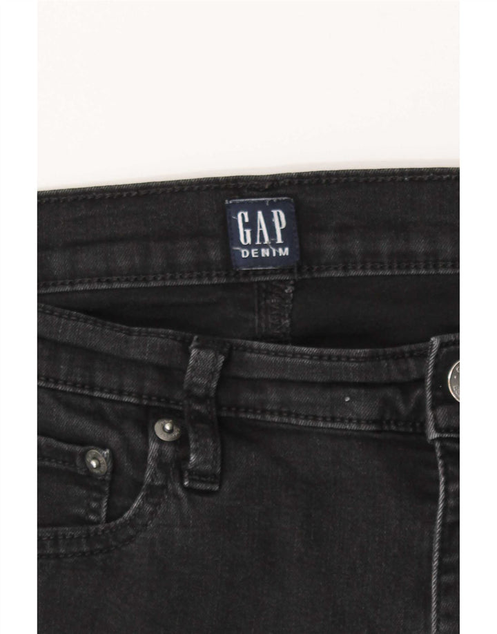 Gap Womens Straight Jeans W31 L30 Black Cotton