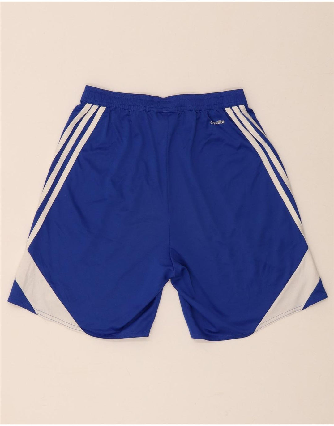 Adidas Mens Climalite Sport Shorts Small  Blue Colourblock Polyester
