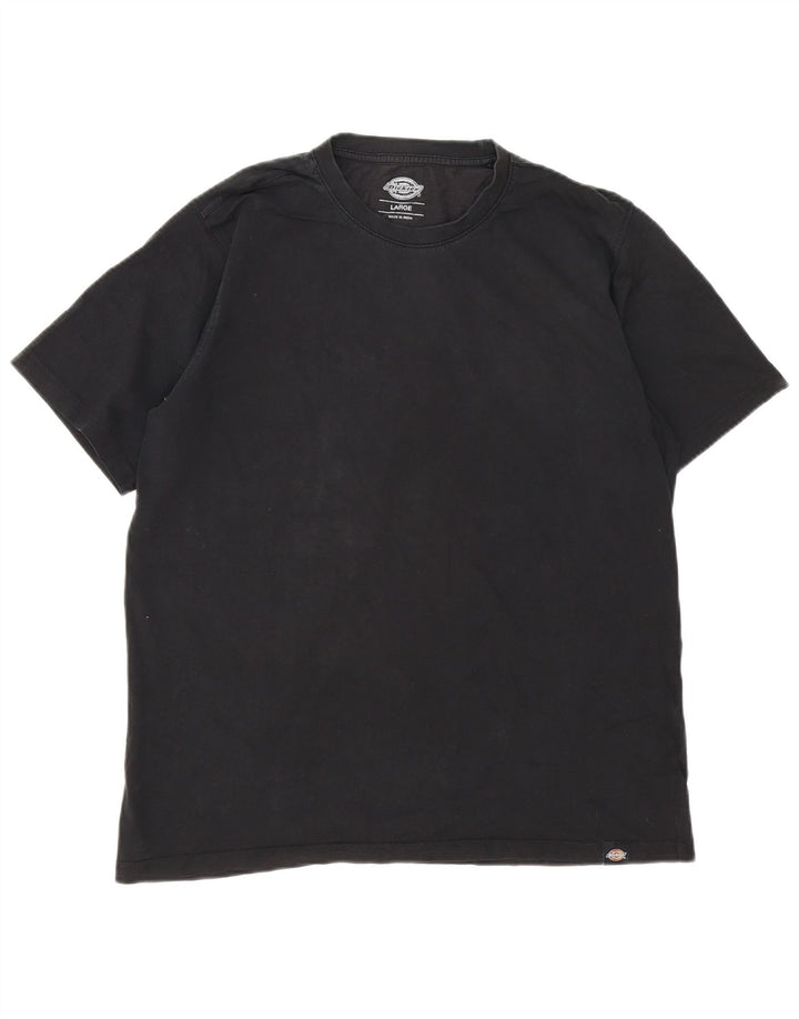 T-shirt męski Dickies, duży, czarny, bawełniany