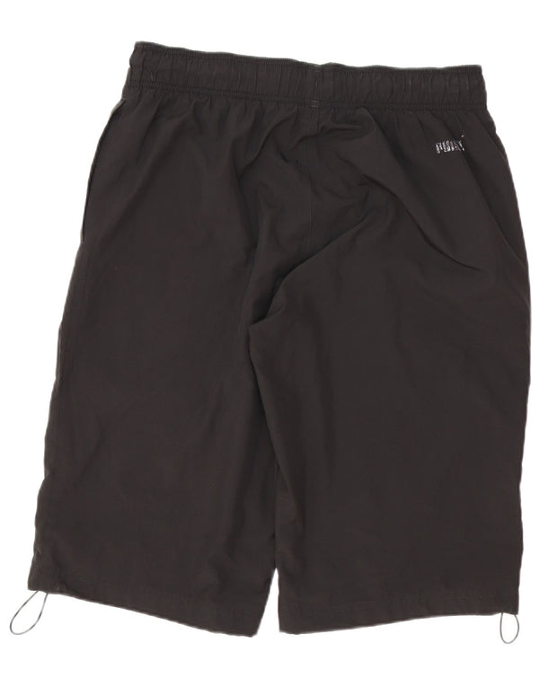 Puma Mens Graphic Sport Shorts Grande Poliéster Negro