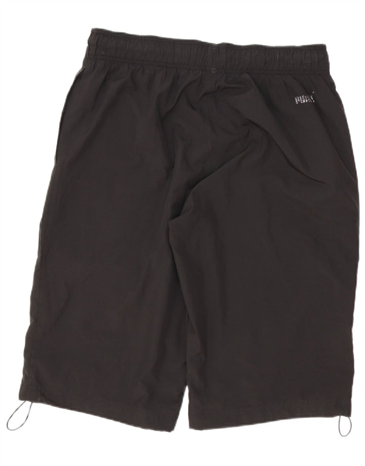 Puma Mens Graphic Sport Shorts Grande Poliéster Negro