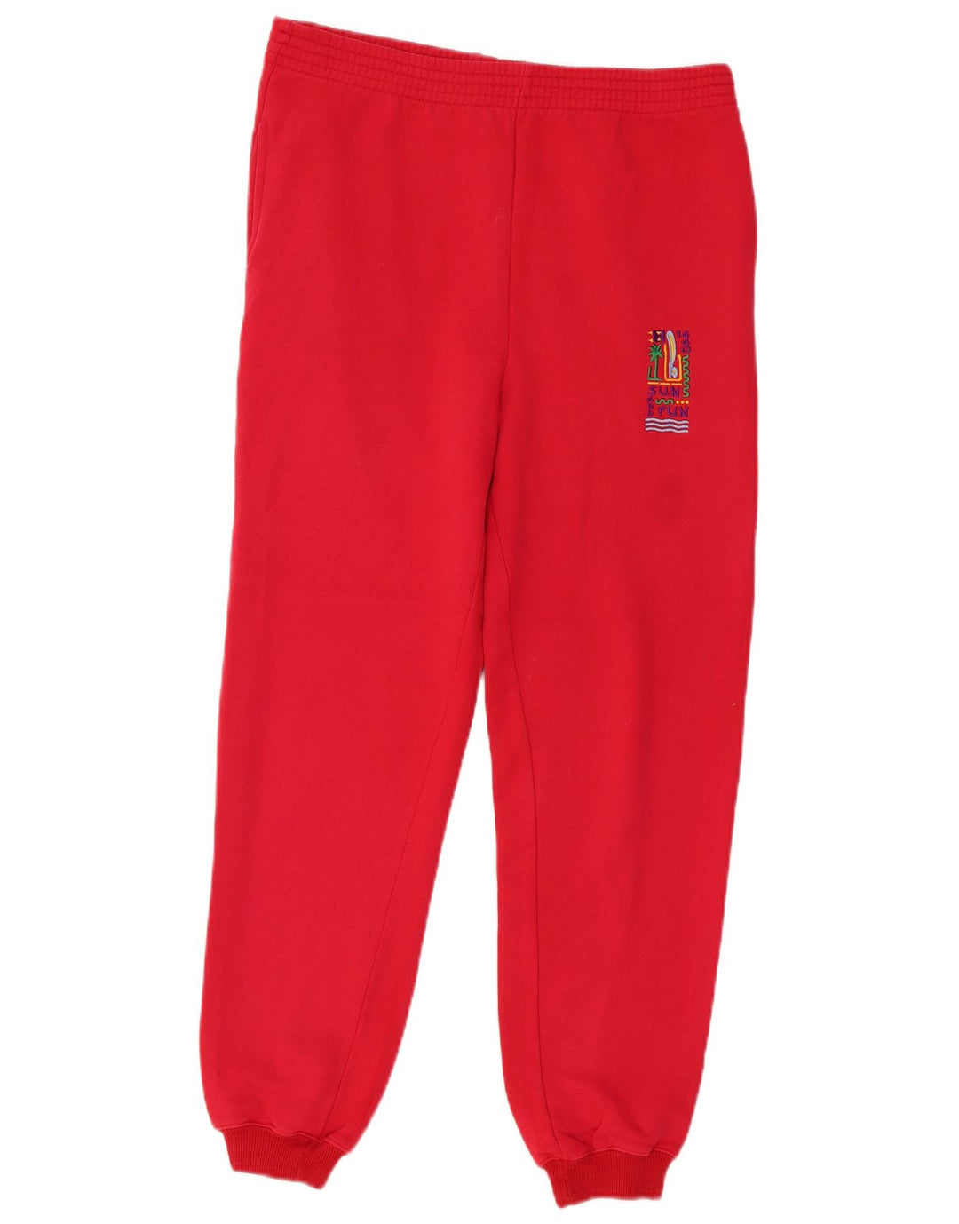 vintage Pantalon de survêtement pour hommes Joggers Rouge moyen