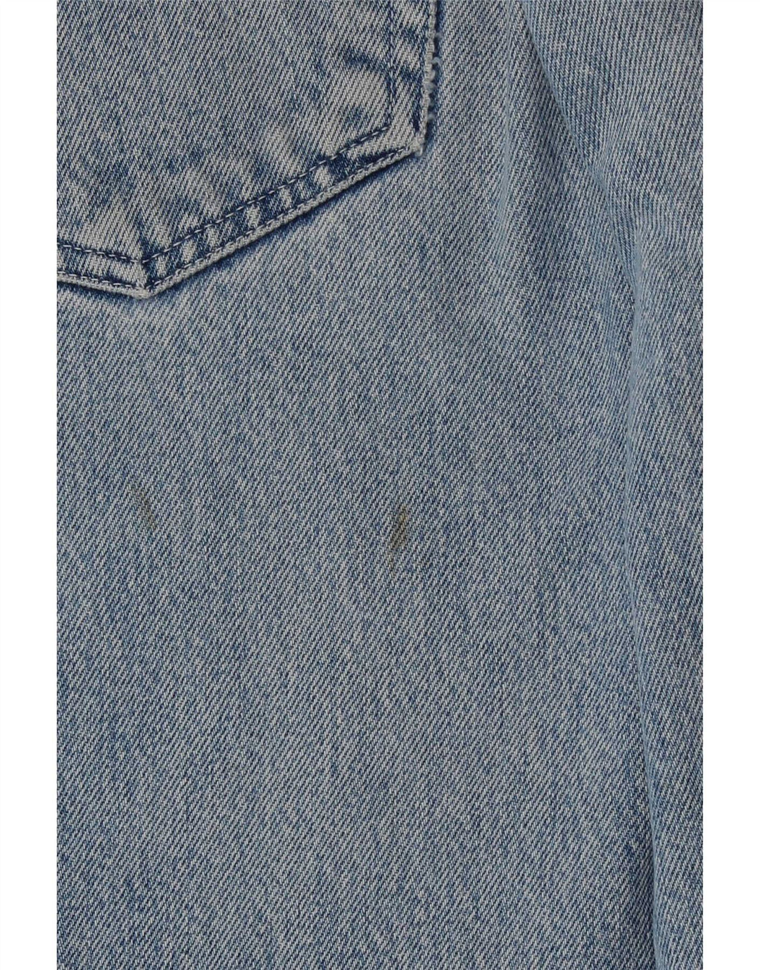 Trussardi Mens Straight Jeans W33 L29 Blue Cotton