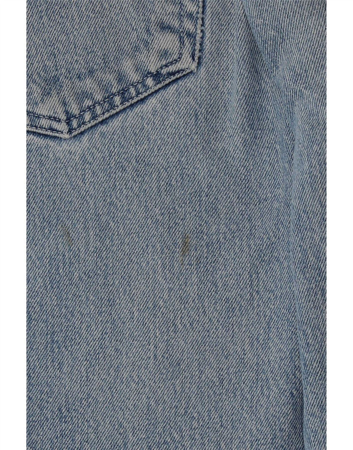 Trussardi Mens Straight Jeans W33 L29 Blue Cotton