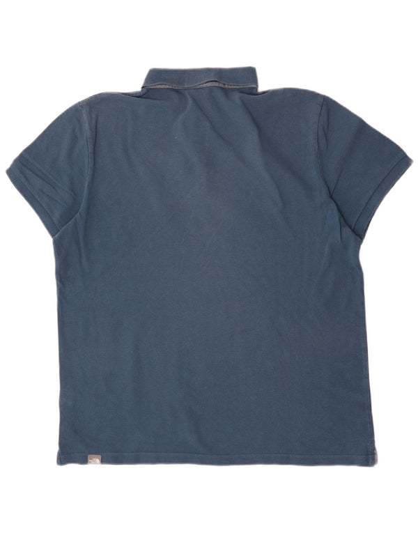 The North Face Polo Homme XL Bleu Coton