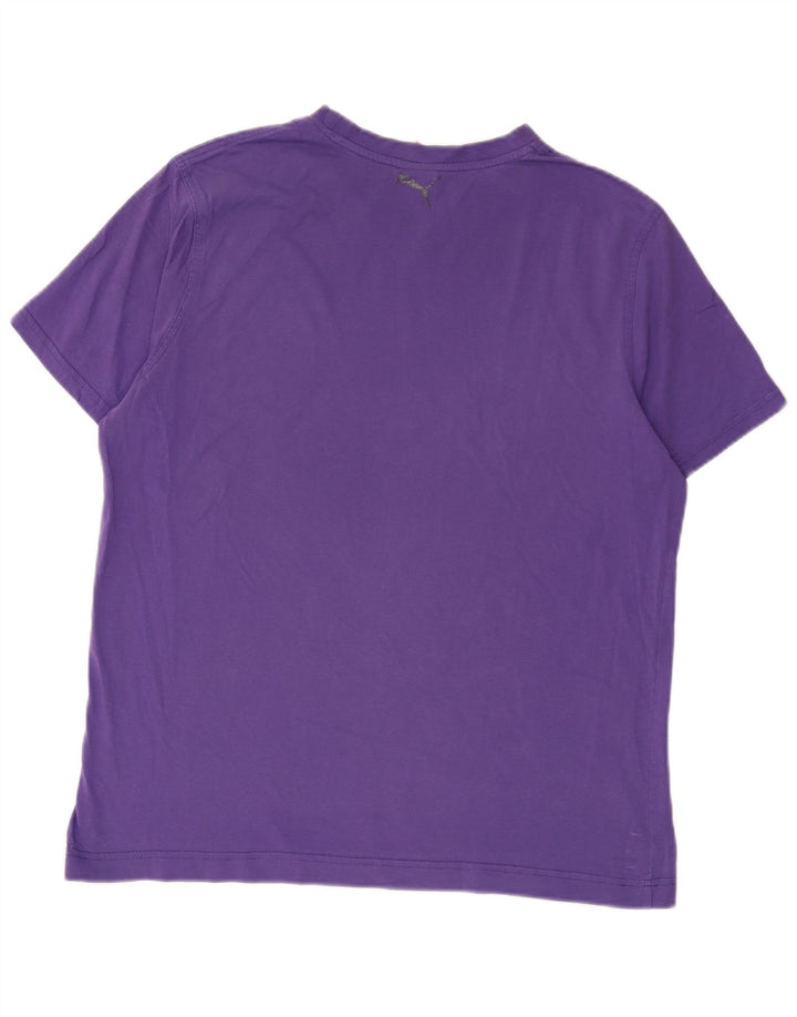 Puma Herre T-Shirt Top 2XL Lilla