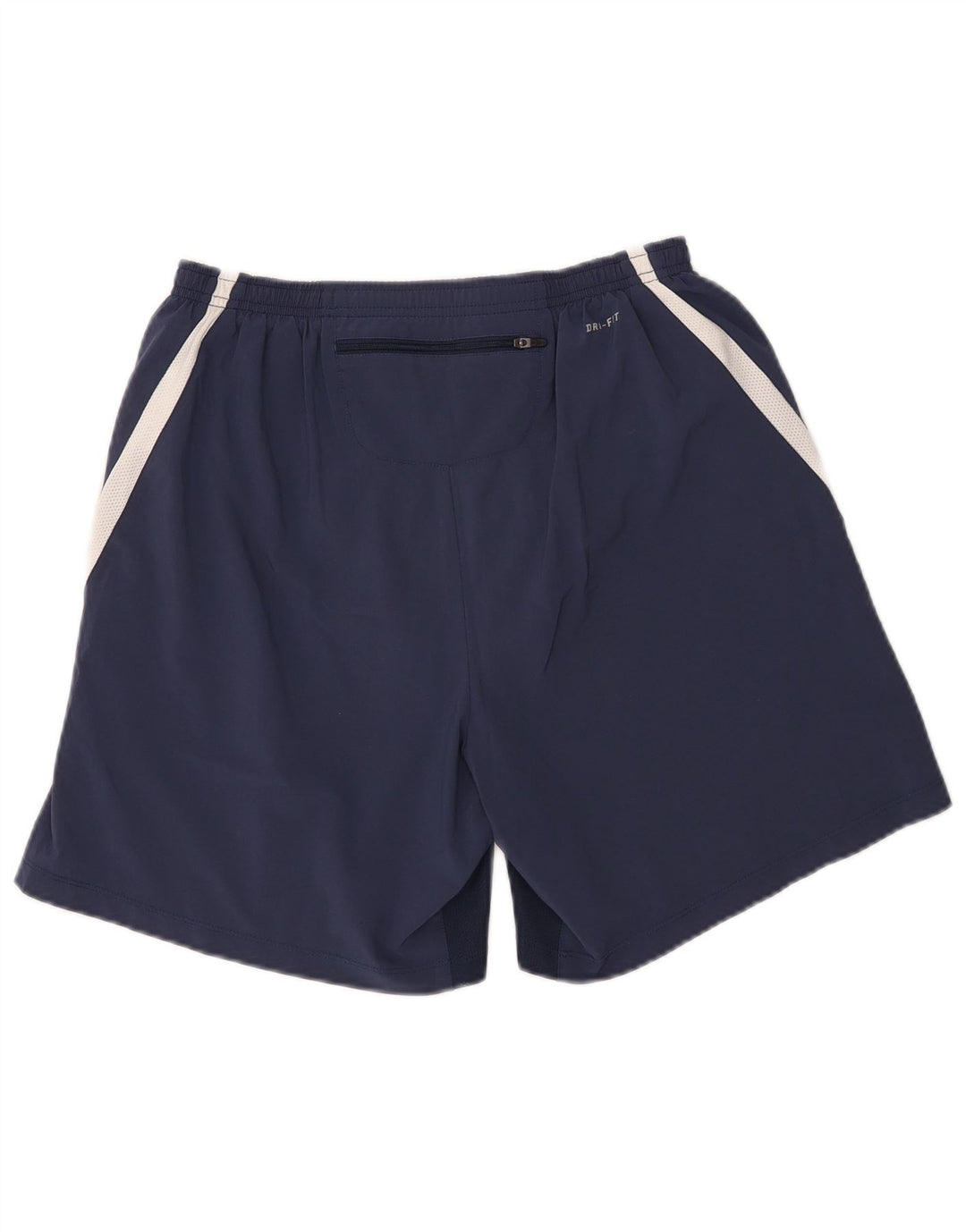 Nike Mens Dri Fit Sport Shorts Large Navy Blue Colourblock Polyester