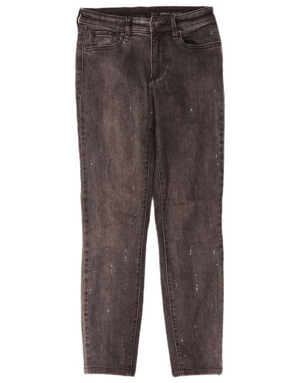 Jeans super skinny da donna Armani Exchange W25 L26 Grigi