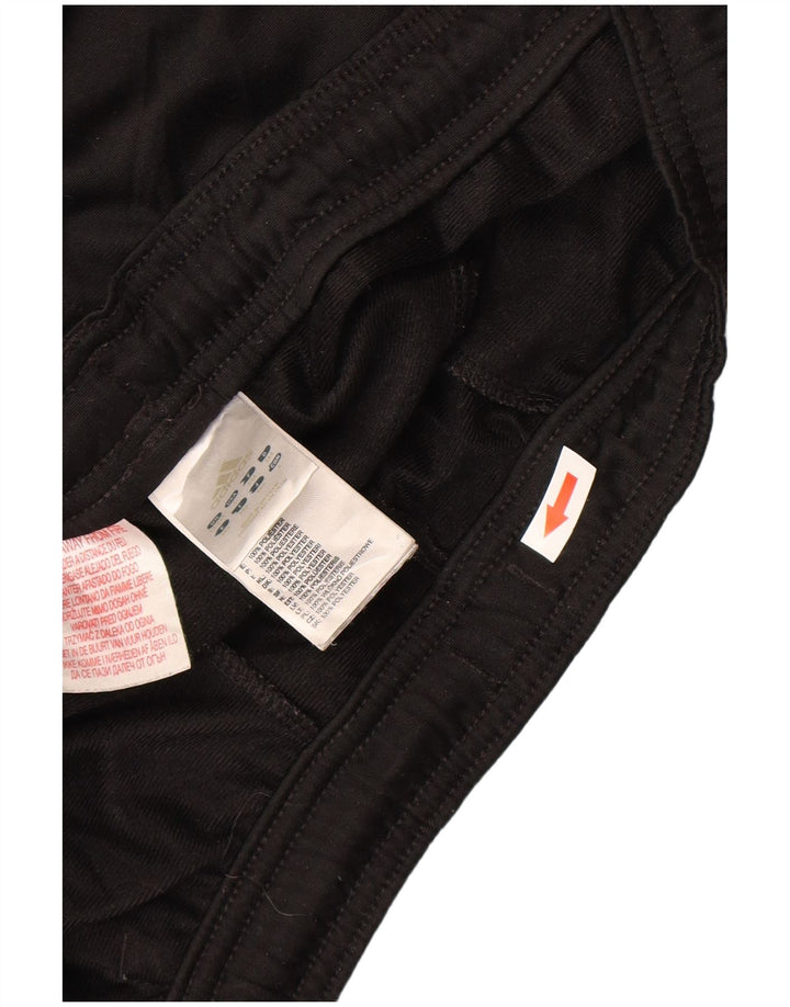 Adidas Boys Tracksuit Trousers 13-14 Years  Black Colourblock Polyester
