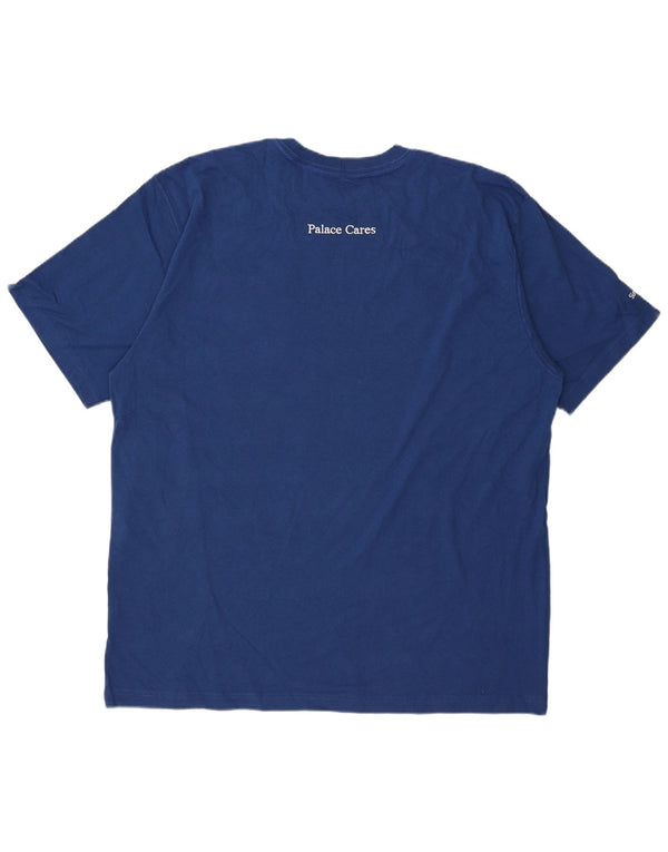 Carhartt Herre Loose Fit Grafisk T-Shirt Top XL Blå Bomuld