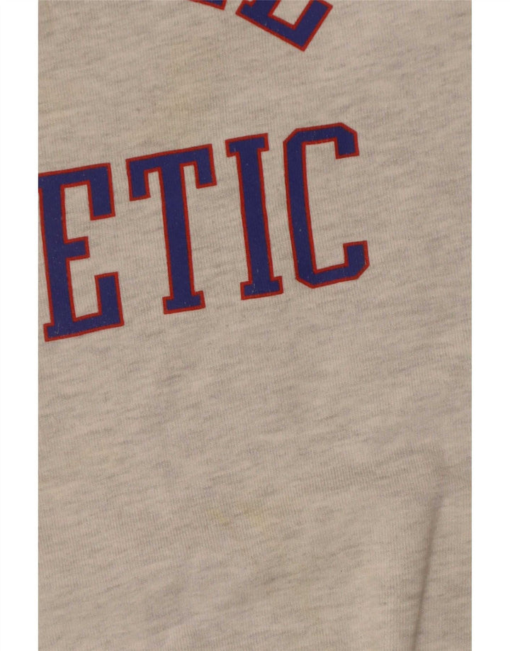 Russell Athletic Mens Graphic Sweatshirt Jumper XL Grey Cotton