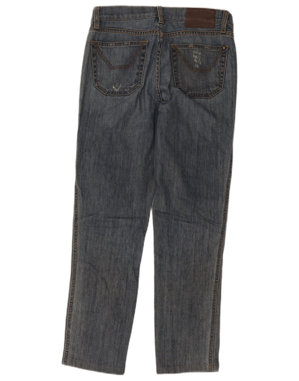Jeckerson Jean slim effet vieilli pour femme W26 L26 en coton bleu