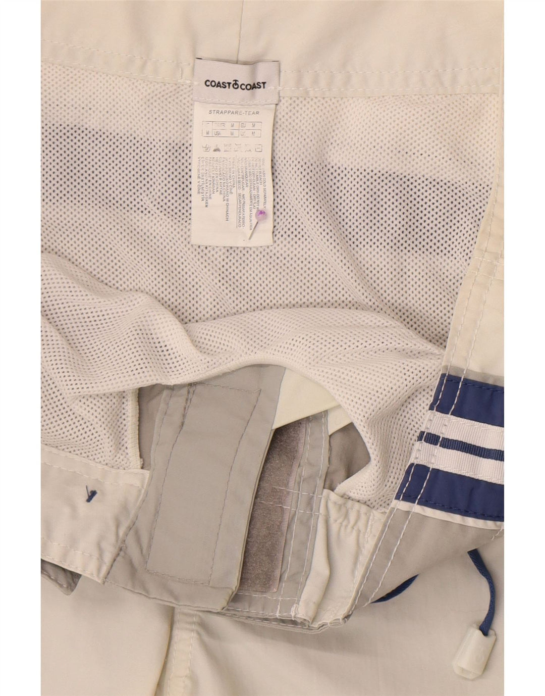 Coast Herre grafiske svømmeshorts Medium Grå Colourblock Polyamid