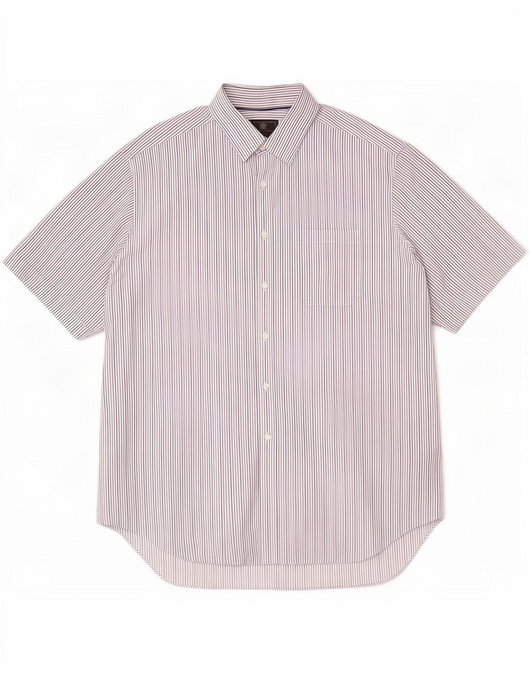 Marks & Spencer Mens Short Sleeve Shirt Size 17 1/2 44/45 XL White