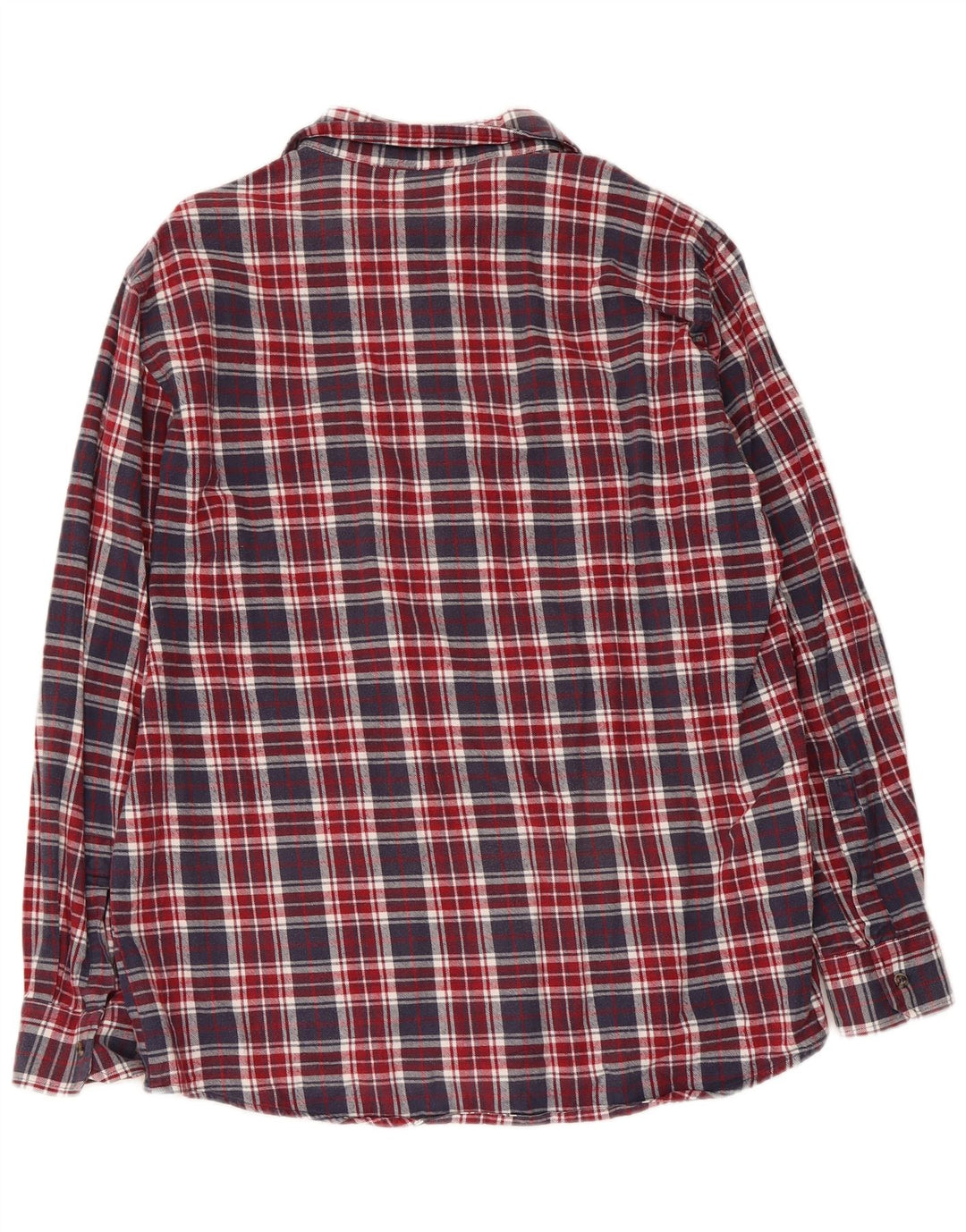 Sea Barrier Mens Flannel Shirt Medium Red Check