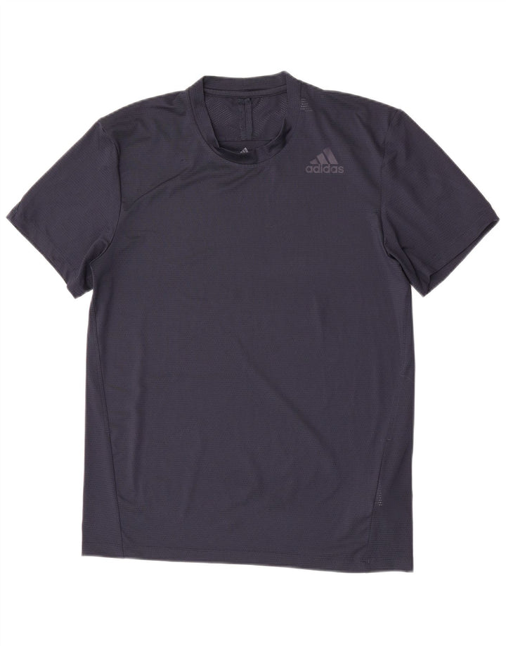Tricou pentru bărbați Adidas Aeroready Top Mediu Bleumarin Poliester