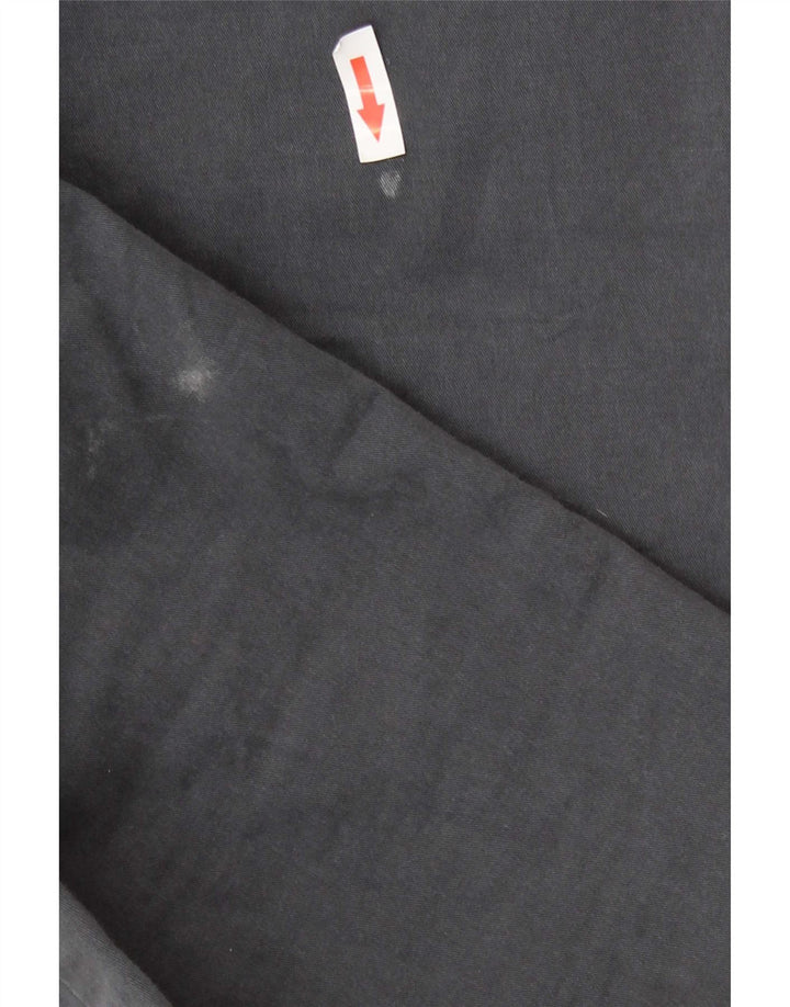 Marks & Spencer Mens Slim Chino Trousers W34 L33 Grey Cotton