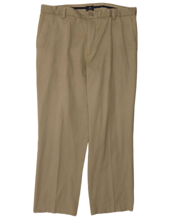 Dockers Herre Straight Classic Fit Chino Bukser W40 L32 Beige Bomuld