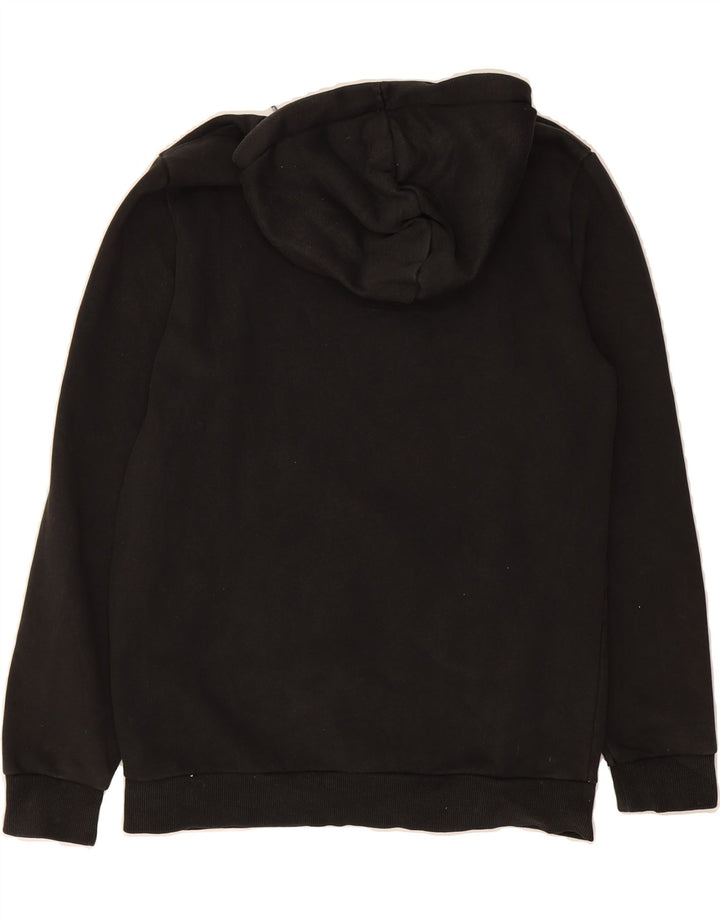 PUMA Mens Graphic Hoodie Jumper Small Black Vintage Puma and Second-Hand Puma from Messina Hembry 