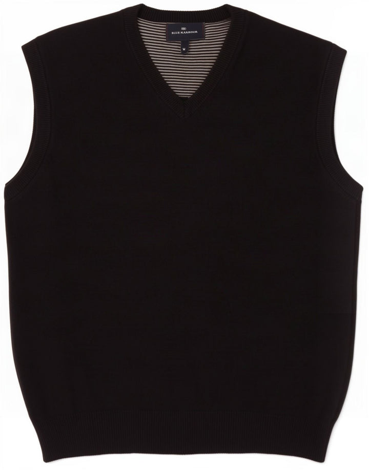 Marks & Spencer Mens Blue Harbour Vest Tank Top Medium Navy Cotton
