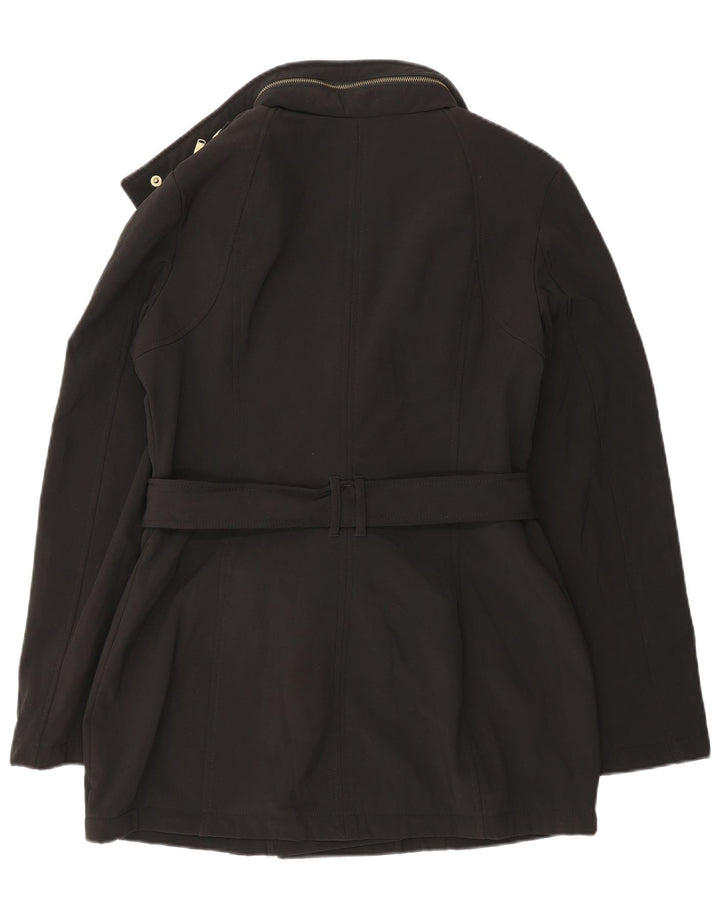 Michael Kors Chaqueta militar para mujer UK 10 Small Poliéster negro